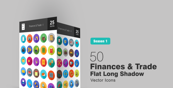 Набор иконок на тему графика