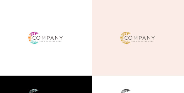 Шаблон логотипа на тему графика