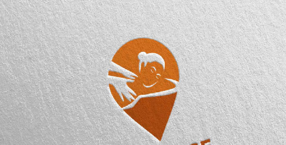 Шаблон логотипа на тему графика