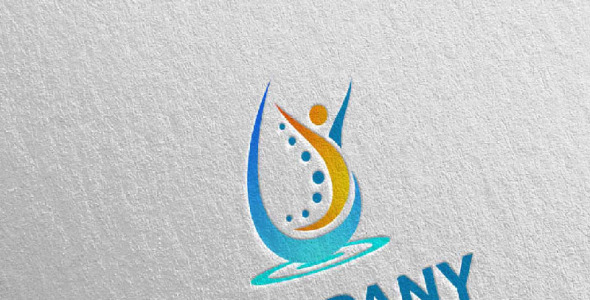 Шаблон логотипа на тему графика