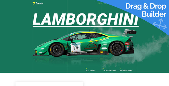 Car Tuning Moto CMS 3 Template