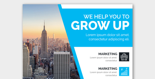 Шаблон для соцсетей на тему графика