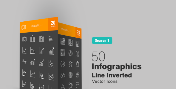 Набор иконок на тему графика