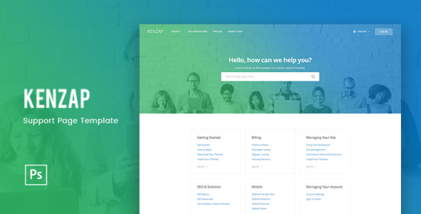 PSD шаблон на тему графика
