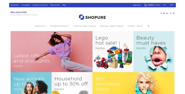 тема оптового магазина prestashop