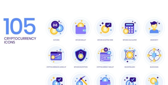 Набор иконок на тему графика