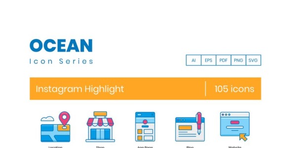 Набор иконок на тему графика