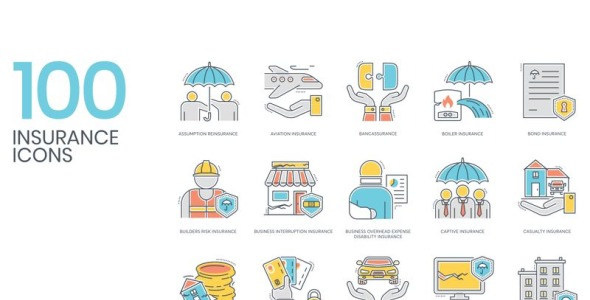 Набор иконок на тему графика