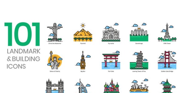 Набор иконок на тему графика