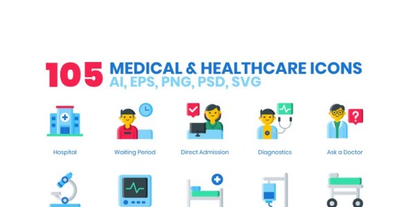 Набор иконок на тему графика