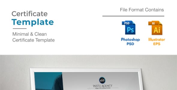 Шаблон сертификата на тему графика