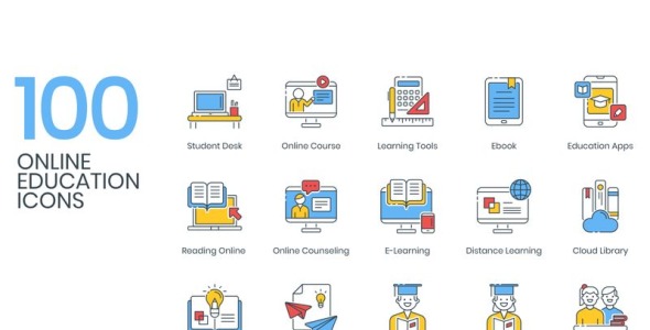 Набор иконок на тему графика