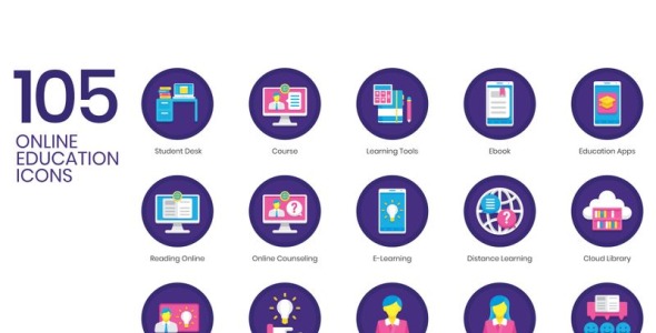 Набор иконок на тему графика