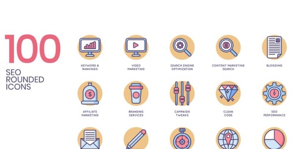 Набор иконок на тему графика