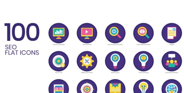 Набор иконок на тему графика