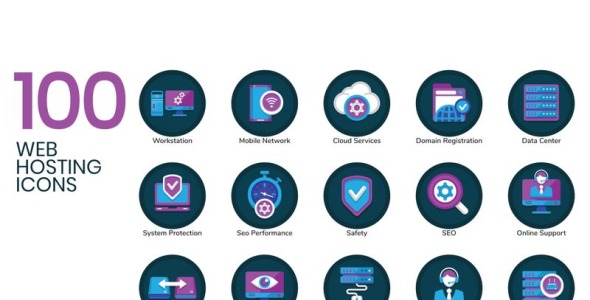 Набор иконок на тему графика