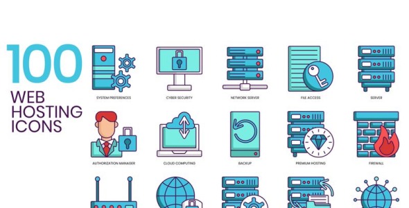 Набор иконок на тему графика