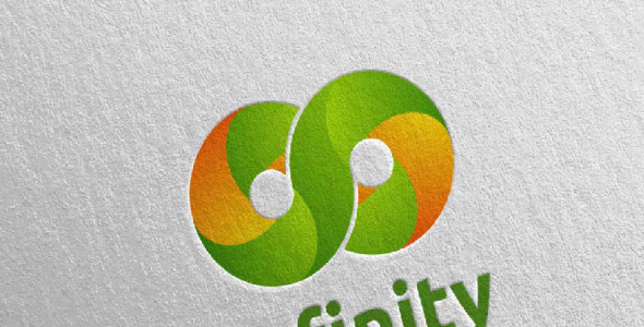 Шаблон логотипа на тему графика