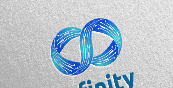 Шаблон логотипа на тему графика