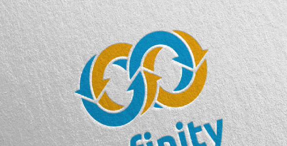 Шаблон логотипа на тему графика