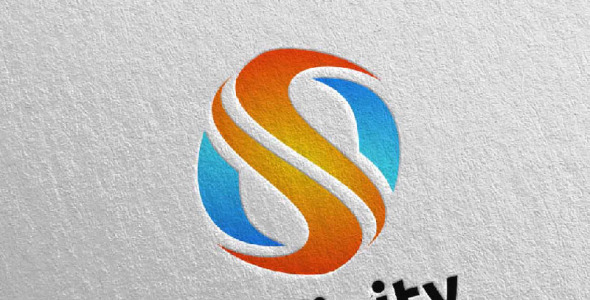 Шаблон логотипа на тему графика