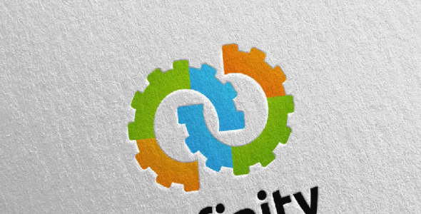 Шаблон логотипа на тему графика