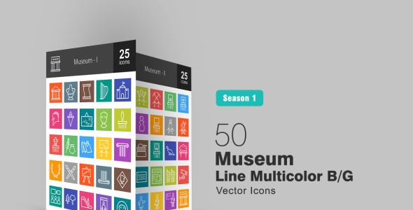 Набор иконок на тему графика