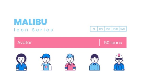 Набор иконок на тему графика