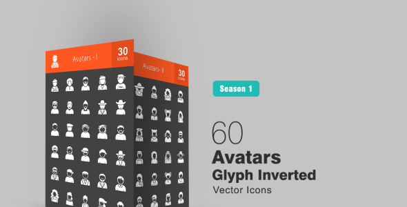 Набор иконок на тему графика