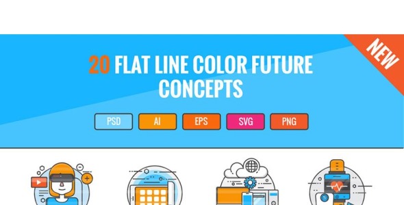 Набор иконок на тему графика