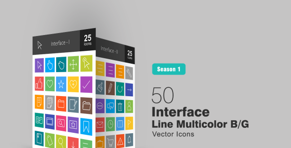 Набор иконок на тему графика