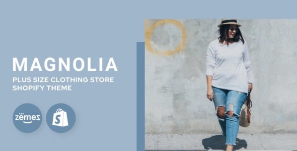 плюс размер магазин одежды shopify тема