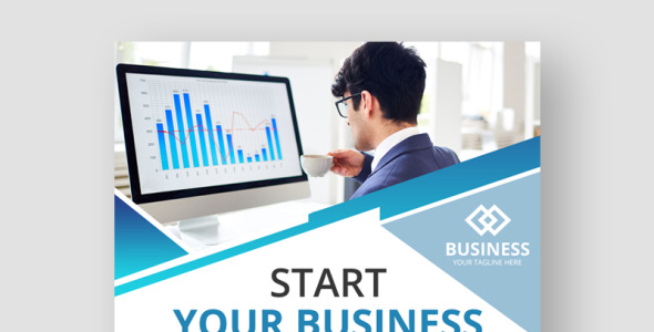 Шаблон для соцсетей на тему графика