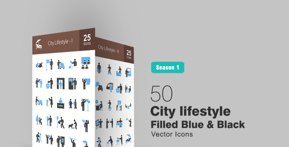 Набор иконок на тему графика