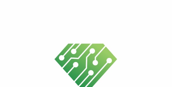 Шаблон логотипа на тему графика