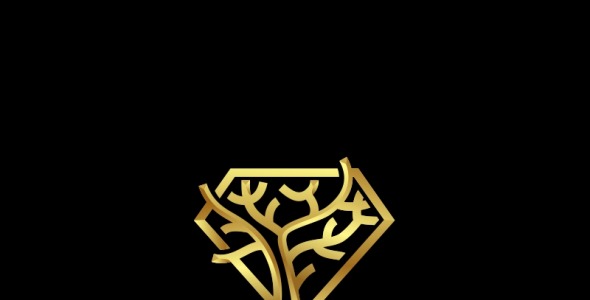 Шаблон логотипа на тему графика