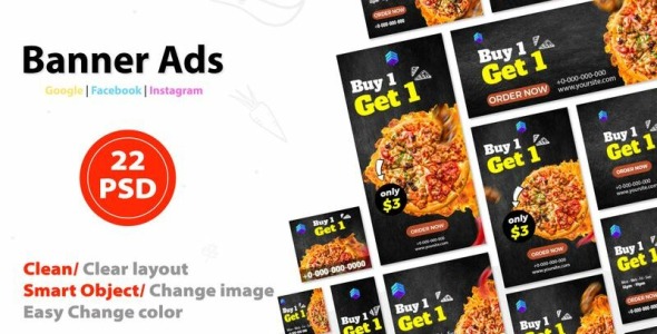 Шаблон для соцсетей на тему графика