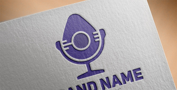 Шаблон логотипа на тему графика