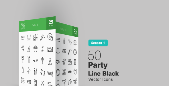 Набор иконок на тему графика