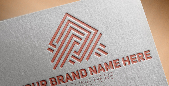 Шаблон логотипа на тему графика