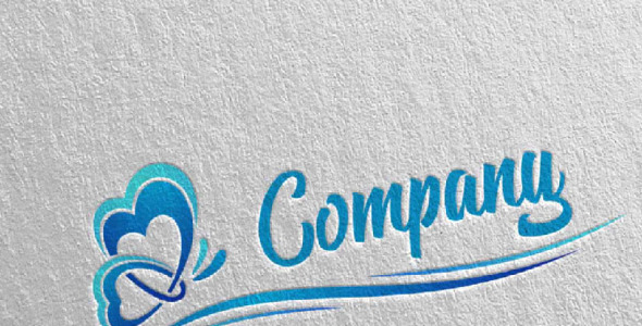 Шаблон логотипа на тему графика