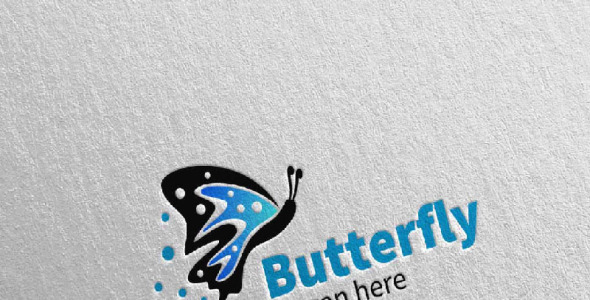 Шаблон логотипа на тему графика