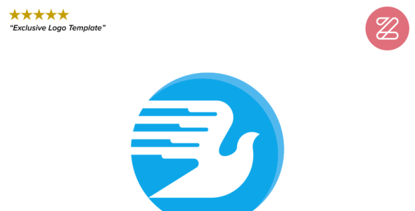 Шаблон логотипа на тему графика