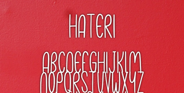 Шрифт на тему графика