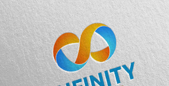 Шаблон логотипа на тему графика