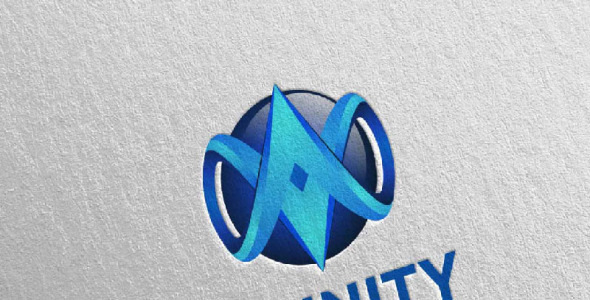 Шаблон логотипа на тему графика