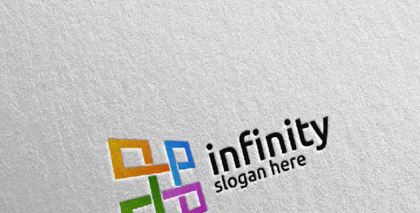 Шаблон логотипа на тему графика