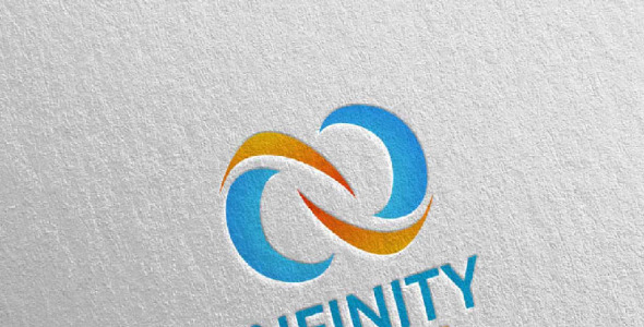 Шаблон логотипа на тему графика