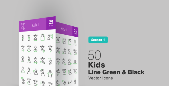 Набор иконок на тему графика