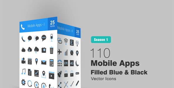 Набор иконок на тему графика